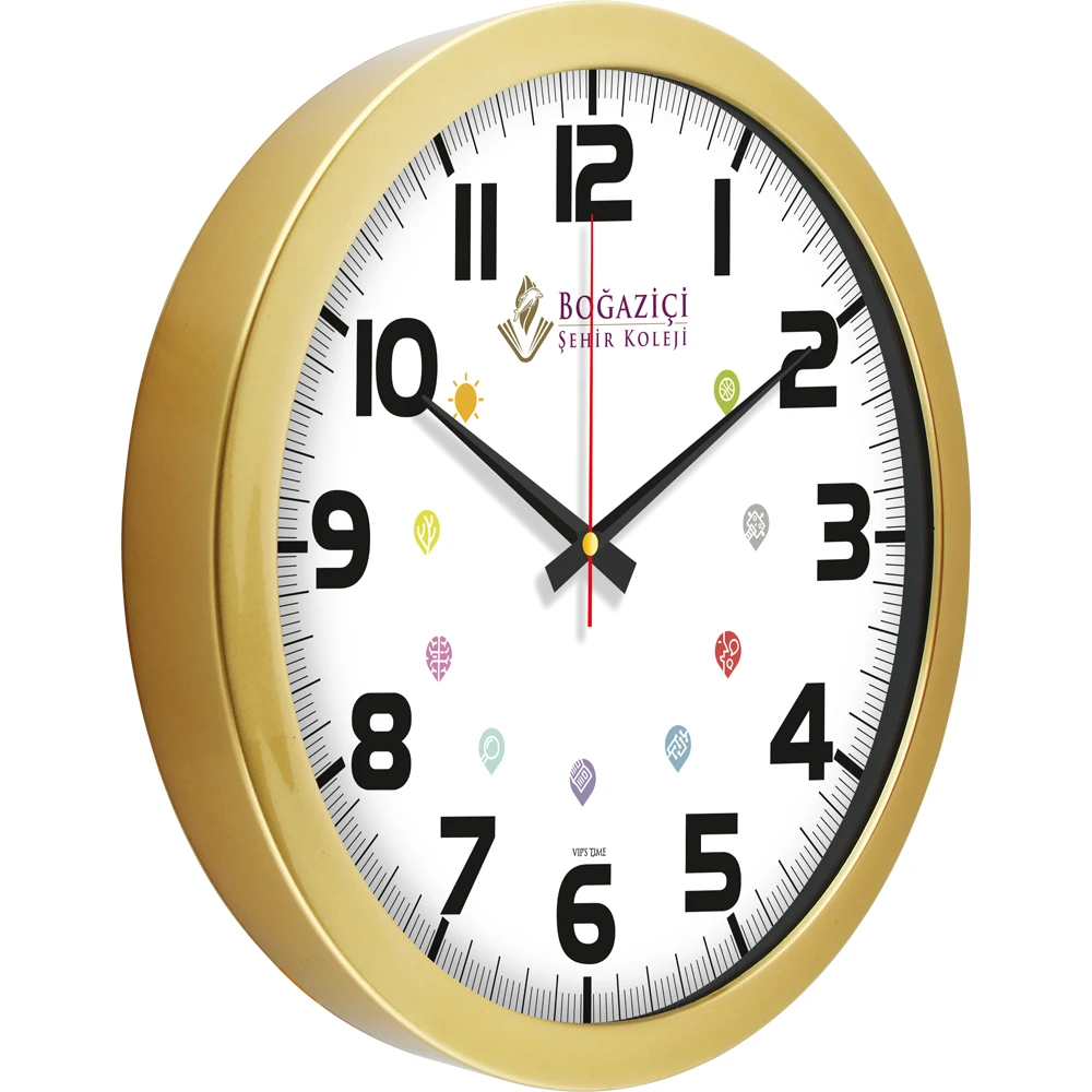 Metalize Duvar Saati